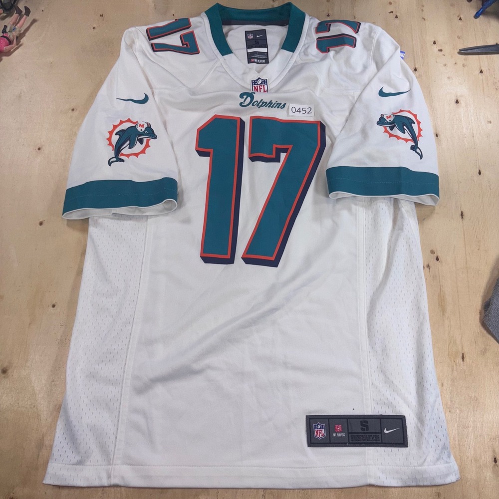 Nike Ryan Tannehill 17 Miami Dolphins NFL On Field Jersey White Mens Small